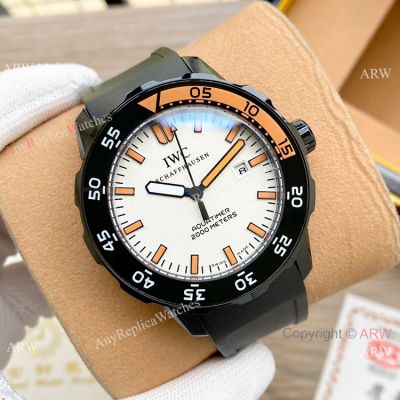 Wholesale Replica IWC Aquatimer Watch Black Steel